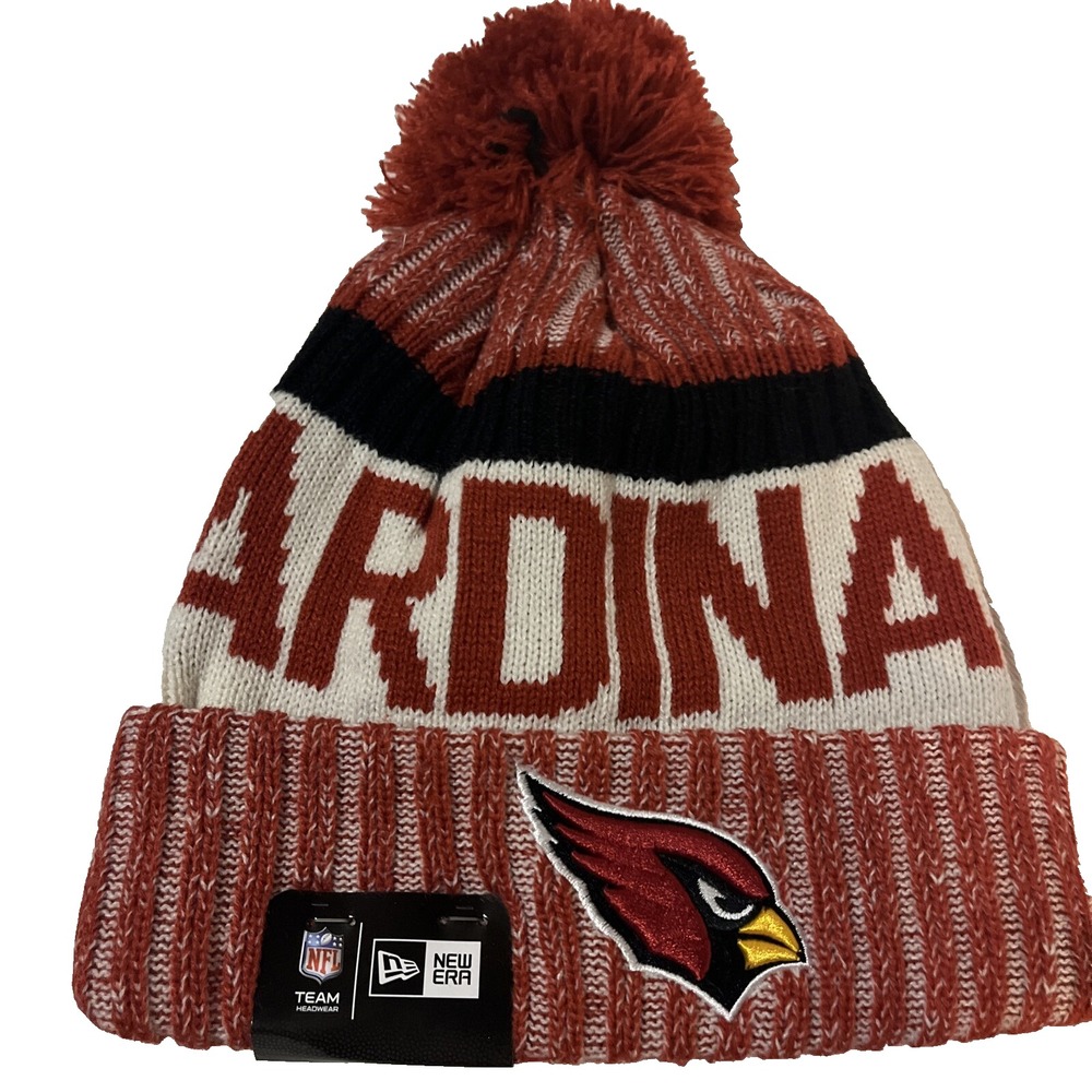 Arizona Cardinals Knit Winter Hat Beanie‎ New Era Cap On Field Sideline NWT